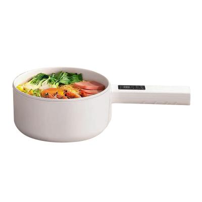 China Hotel 2.0L Smart Control Panel Pan Mini Hot Pot Non-Stick Electric Steamer Keep Multifunctional Ramen Cooker Preset In Hot Weather for sale