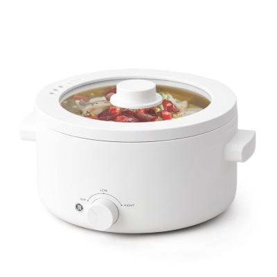 China Factory Commercial OEM /ODM Customized Electric Ramen Cooker 2L Portable Hot Pot Electric Multifunctional Small Hot Pot for sale