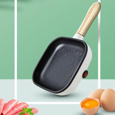 China Hotel Cook Quick Personal Small Size Nonstick Electric Cooking Pan For Gift Egg Steak Frying Pans Mini Pan for sale