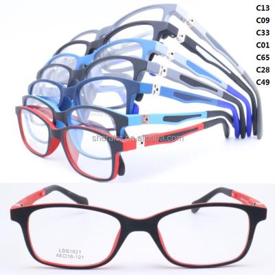 China 180 degree flexible hinge quick devery child TR90 180 degree hinge opitcal glass frames flexible double shape unique color for sale