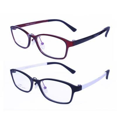 China Single Fashion ULTEM Glasses Eyeglasses Thin Single Frame Optical Steel Plastic Ultra Light Thin Frame For Women for sale