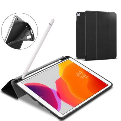 China Business Tablet Case For Ipad 2019 Case 10.2 2020 2021 Smart Cover For Ipad 7 8 9th Generation Auto Wake/Sleep Pencil Case for sale