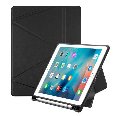 China Business Origami Stands Case For Ipad 9.7 2018 With Pencil Holder, TPU Funda For Ipad 2018 9.7 Inch Capa Auto Sleep And Wake for sale