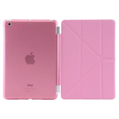 China 100pcs mini1/2/3 Waterproof Leather Smart Cover+Crystal Back Case For iPad mini1/2/3 for sale