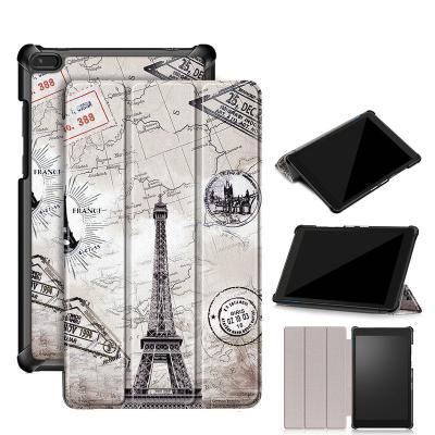 China Fashion Slim Case For TAG E8, TB-8304F, Lenovo Magnetic Cover For TAG E8 2018, Folding PU Leather Stand Shell Funda Tablet E8 Capa for sale