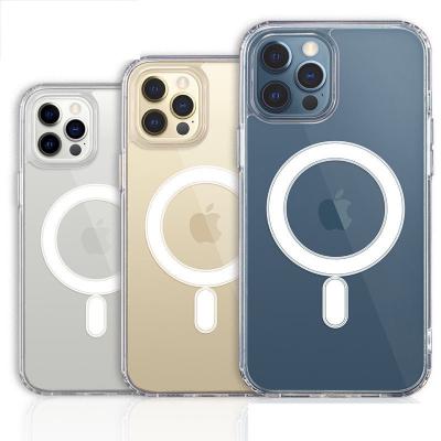 China Shockproof for Magsafe Magnetic Wireless Charging Case for iPhone 14 12 11 13 pro MAX Mini XR X XS max 7 8 plus shockproof SE2 cover for sale