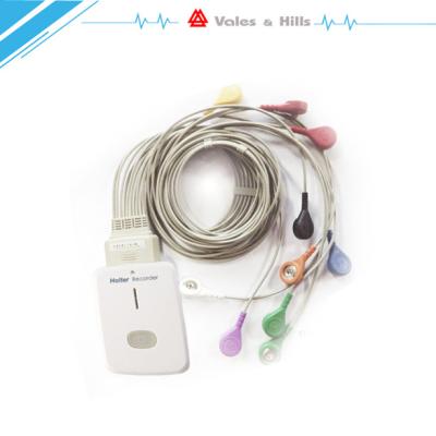 China Portable Digital 12-Channel ECG Holter Recorder with Analysis Software for sale