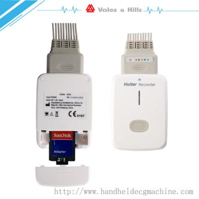 China Ambulator 12 Channel And 3 Lead ECG Holter Recorder With Software for sale