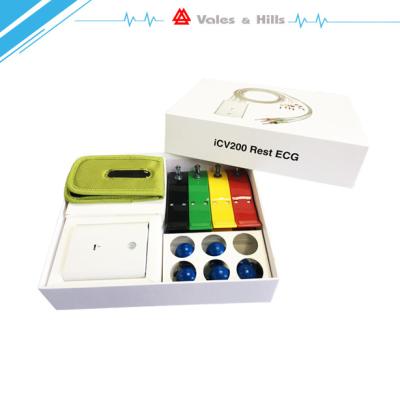 China IPad Wireless ECG Device With Ecg Accessories Banana 4.0 10 Lead Cable CE for sale