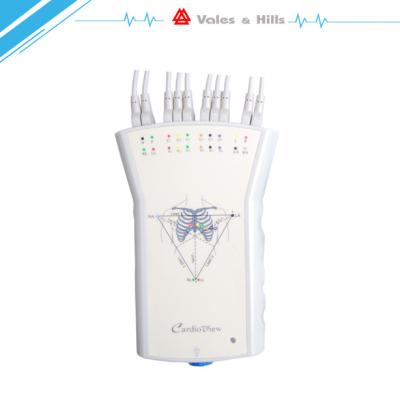 China PC Based 12 Lead Ambulatory Ecg Handheld Monitor Machine Grey Box USB Connection for sale