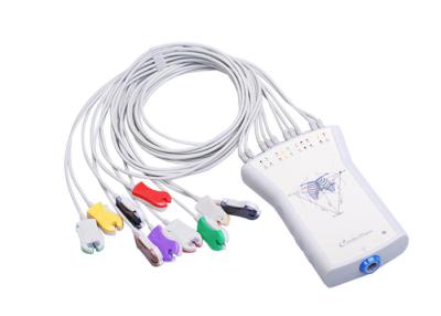 China Plastic Stress Ecg Machine With Fan Type Acquisition Usb Cable To Computer for sale