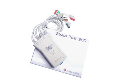 China White - Grey Stress Test Machine Portable Acquisition Box 12 Channel Ecg Testing for sale