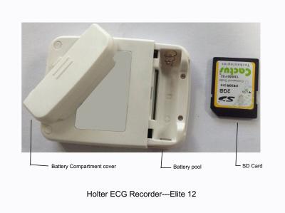 China Smart Ambulatory ECG Monitoring Holter Monitor Device With SD Card Reader for sale