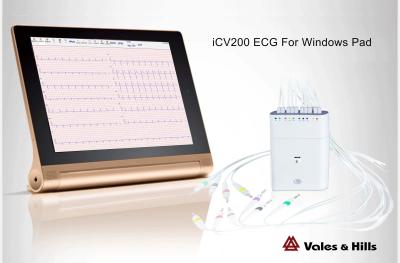 China Wireless pc based resting ecg Device Bluetooth For Winpad iCV200 for sale