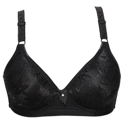 China Women's Plus Size Full Coverage Front Closure Lace Underwire Racerback Breathable Bra for sale