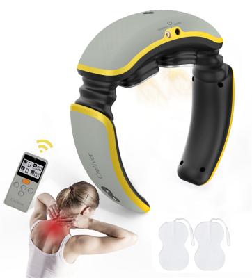 China Detox Multi Function Portable Muscle Stimulator Shockwave Machine Neck Massage Soft Remote Control Health Care Device for sale