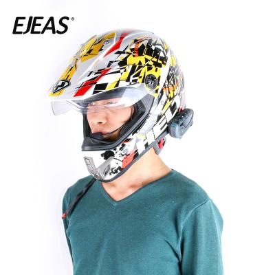 China Communication NewV8 5 riders 1200m full duplex talking same time bluetooth motorcycle helmet radio communication for sale