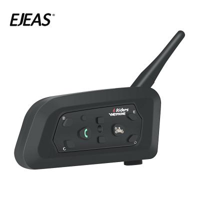 China Duplex Simultaneously Talking EJEAS V6 helmet helmets 1200 meter VNETPHONE motorcycle bluetooth intercom headset for sale