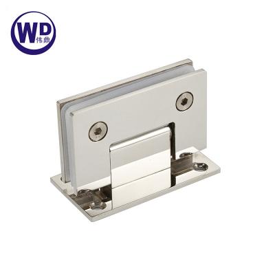 China Frameless Wall to Glass Shower Hinge 90 Degree Double Action Hinges LGH-012 for sale