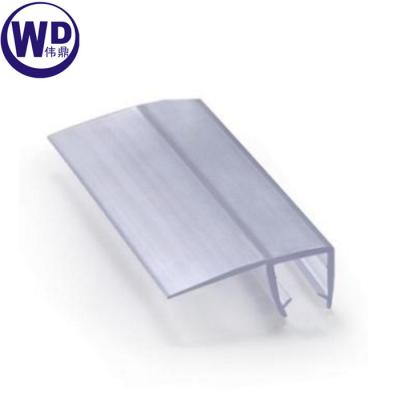 China HS-020A PVC Frameless Shower Bathroom Glass Door Seal for sale