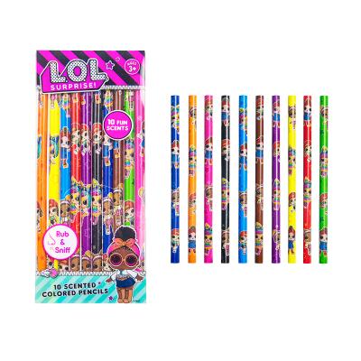 China New LOL Scented Crayons Surprise Colorful Artist Set Scented Surprise Supply Colorful Drawing Pencils Coloring Crayons for sale