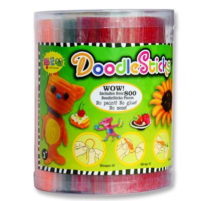 China Professional Eco-friendly Decompression Kit 500pcs Big Waxing Doodle Sticks Wax Toys For Kids en venta