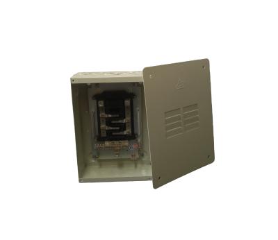 China QOL Residential Type 8 WAY Metal Distribution Box Load Center Accept SQD Plug-In Circuit Breaker for sale