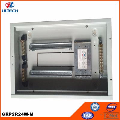 China Modular Residential 2 Tier 24 Way Metal Enclosure Box Din Rail Type For MCB for sale