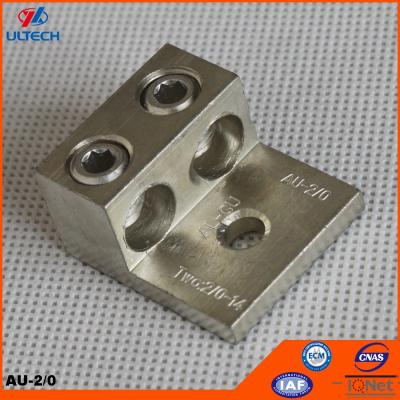 China AU-2/0 Two Wattage Drivers One Hole Aluminum Mechanical Mount Lug UL Listed for sale