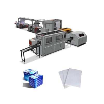 China Long Life Roll Paper Sheet Slitter A4 Copy Paper Production Line A4 Paper Making Machine Factory Price for sale