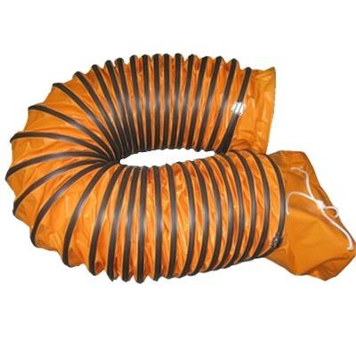 China Hotel HVAC PVC Tarpaulin Flexible Air Conditioning Fan Flat Duct for sale