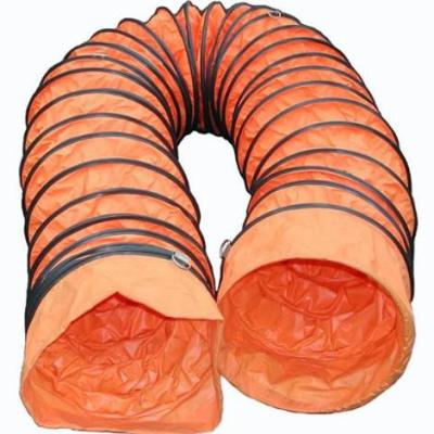 China Hotel Fabric PVC Duct Industrial Flexible Air Duct for sale