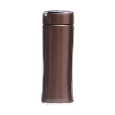 China Sustainable 304 Stainless Steel Water Bottle Business Size Vacuum Cup With Strainer for sale