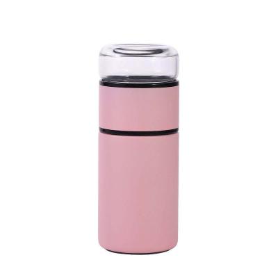 China Sustainable Tea Filter Thermos Stainless Steel Infuser Drinking Water Bottle for sale