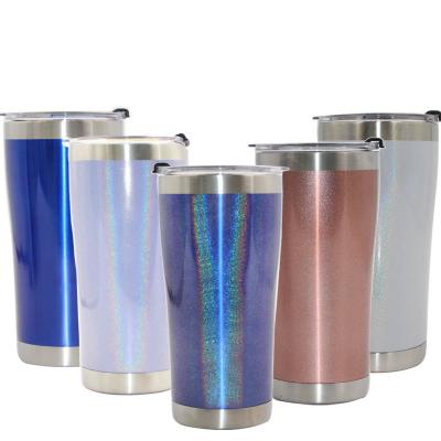 China Eco-friendly Stainless Steel Double Wall Coffee Tumbler Cup Travel Insulated Mug With Lid for sale