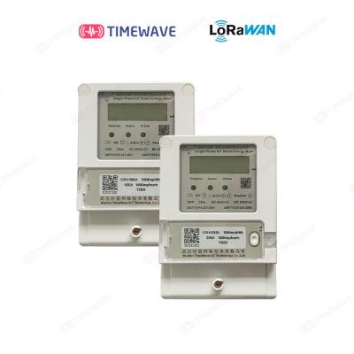 China Metro multifuncional de LoRaWAN de la electricidad de la energía elegante civil 80A/100A de los metros en venta