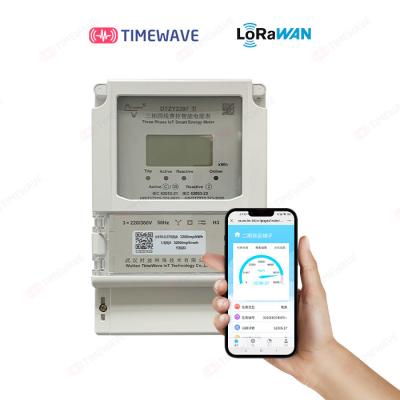 China Comunicación actual del metro RS485 de la energía del poder del voltaje de LoRaWAN trifásica en venta