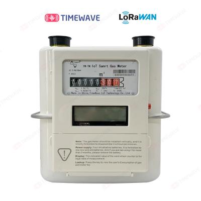 Κίνα Μετρητής φυσικού αερίου LoRaWAN με οθόνη LCD με προπληρωμένη λειτουργία για αναγνώριση και τηλεχειρισμό προς πώληση