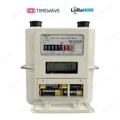 China Long Range Horizontal Low Power Wide Area Network Gas Meter with Pulse Output for sale