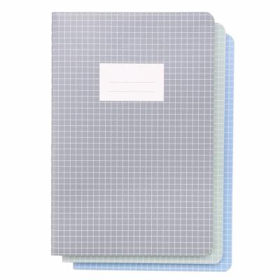 China Art Paper 70gsm Ivory Spiral Paper 46 Sheets A5 Grid Notebook Journal Softcover for sale