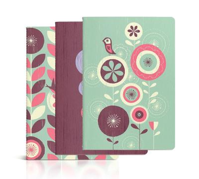 China Printed Quilting Notebook Diary Notebook Softcover With Custom Design Kids School Stationery Set for sale