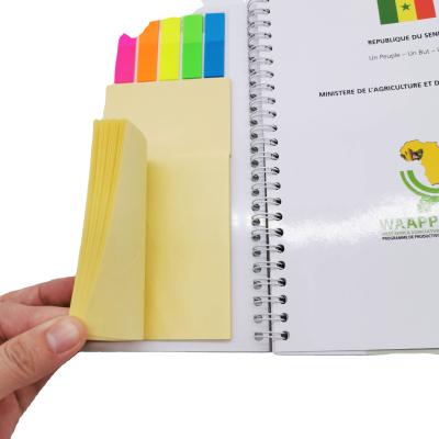 China Customization Filler Papers 80 Sheets Paper Printing Printed Sticky Note Blocks Memo Pad Sticky Notes With Logo for sale