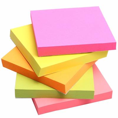 China Self-adhesive Self-adhesive Sticky Note Place Custom Sticky Note Pad for sale