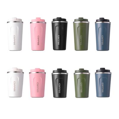 China Eco-Friendly Business 380ml 510ml Stainless Steel Travel Double Walled Coffee Mug Vacuum Insulated Reusable Tumbler Coffee Cup for sale