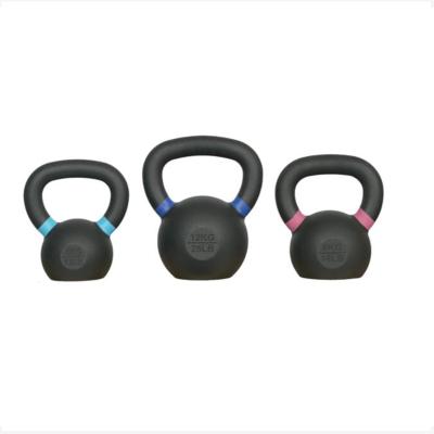 China Durable / Eco - Friendly 10Lb Cast Iron Baking Kettlebell Fitness Exercising Kettle Bell for sale