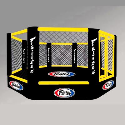 China High Quality Kick Boxing Sanda Mma Gym Equipment Professional Factory Custom Design Wholesale Martial Arts Muttahida Majlis-e-Amal Octagon Cage for sale