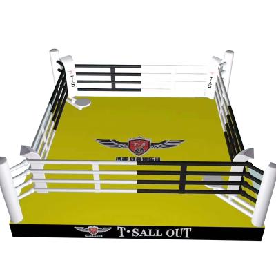 China High AIBA Standard Portable / Floor Flexible Cheap Boxing Ring Price With Glovers for sale