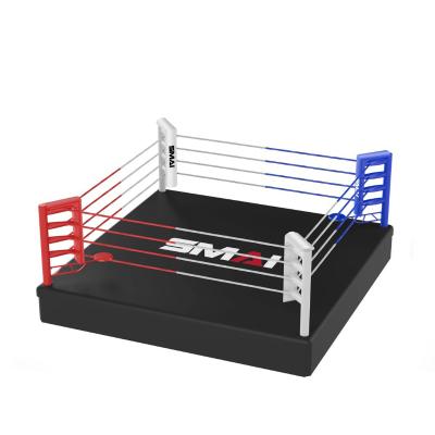 China AIBA Standard High Quality International Professional Fight Boxing Ring Canvas PVC Flooring for sale