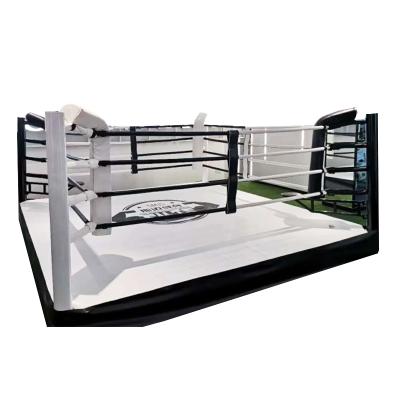 China High Quality Sanda Mma Equipment Movable Floor AIBA Standard Ground Portable Boxing Ring With Gloves for sale