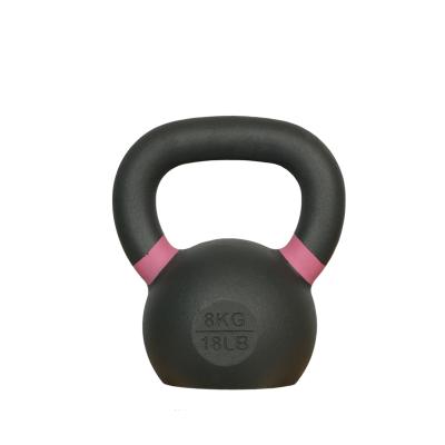 China Durable / Eco - Friendly 12Kg Cast Iron Competition Kettlebell Steel Kettle Bell for sale